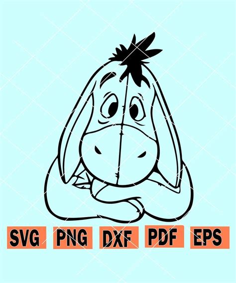 Eeyore ‪‬disney SVG Eeyore Disney SVG: Bringing Gloom And Charm To Your Designs