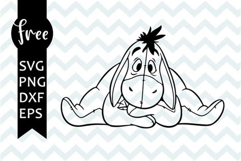 Eeyore SVG Free Eeyore SVG: The Ultimate Guide To Using Eeyore's Adorable Vector Graphics