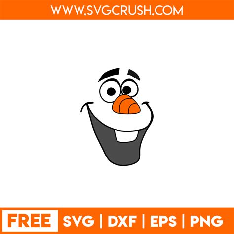 Free Olaf Face SVG Free Olaf Face SVG: Bring The Beloved Snowman To Life