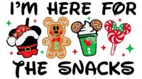 Disney Christmas Snacks SVG H1: Disney Christmas Snacks SVG: A Festive Collection For Holiday Cheer