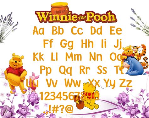 Winnie The Pooh Font SVG H1: Winnie The Pooh Font SVG: A Timeless Classic For Crafting And Design