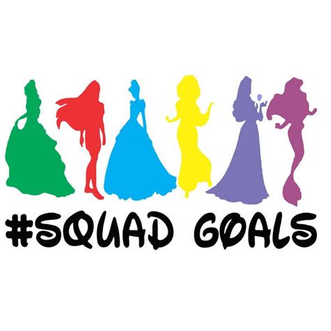 Princess Squad Goals SVG Princess Squad Goals SVG: Unleashing The Magic Of Digital Princess Art