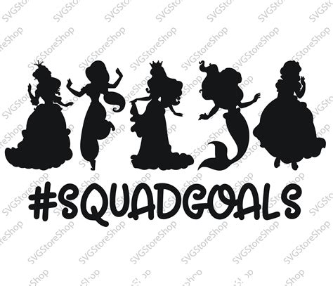 Princess Squad Goals SVG Free H1: Princess Squad Goals SVG: Unleash Your Inner Royalty